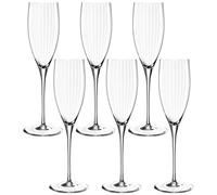 LEONARDO HOME Lot de 6 flûtes à champagne POESIA - 250 ml - Verre - 250 ml