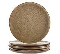 LEONARDO HOME Matera 018537 Lot de 6 assiettes en céramique, beige