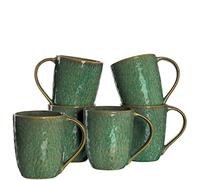 LEONARDO HOME Matera 018543 Lot de 6 gobelets en céramique Vert