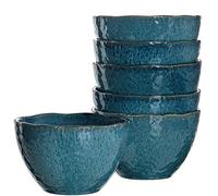LEONARDO HOME Matera 018545 Lot de 6 bols en céramique Bleu
