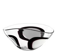 LEONARDO HOME OCCHI BIANCHI Bol • 1 pièce • Bol en verre avec motif artistique • Attire tous les regards sur la table ou le buffet • Pour fruits, collations ou décoration • Hauteur 16,5 cm