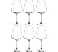 LEONARDO HOME Paladino 066311 Lot de 6 verres à vin rouge avec pied tiré, passent au lave-vaisselle, 660 ml