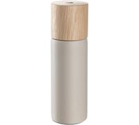 LEONARDO HOME Roma 025440 Moulin à épices en céramique avec salière intemporelle de qualité supérieure pour épices exotiques avec moulins élégants en céramique Hauteur 17,3 cm Beige