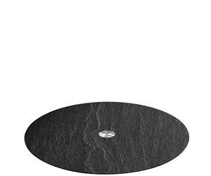 LEONARDO HOME TURN 018700 Plaque en verre Noir 32,5 cm