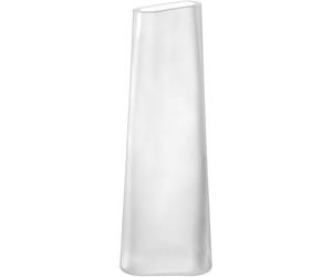 LEONARDO HOME TURNO 055262 Vase en Verre satiné Aspect Moderne Design Simple Vase à Fleurs pour Fleurs Individuelles Utilisation Polyvalente Hauteur 34 cm Satiné