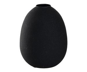 LEONARDO HOME Vase CASOLARE 041697 en métal Noir 16,4 cm