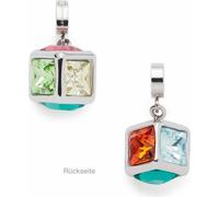 Leonardo Jewels Anhänger Cubo Clip&Mix, Schmuckanhänger, Kettenanhänger, Edelstahl, Silber, 023621