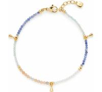 Leonardo Jewels Armband gold Babelli CIAO, Schmuckarmband, Armkette, Modeschmuck, Edelstahl IP gold, IP, Perlen, 024472