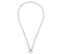 Leonardo 019746 Estrella Clip&Mix Collier pour femme en acier inoxydable argenté 45 cm, taille unique, Acier inoxydable