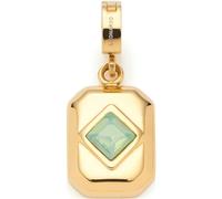 Leonardo Jewels Clip&Mix Antico 023660 Pendentif en acier inoxydable doré avec cristal de verre vert Personnalisable, Eine Größe, Acier inoxydable, Pas de gemme