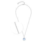 Leonardo Jewels Collier Bea pour femme en acier inoxydable de couleur argentée avec fermoir mousqueton, longueur : 45 cm, 024357, 45 cm, Acier inoxydable, Pas de gemme