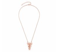 Leonardo Jewels Collier Merita, chaîne, chaînette, bijoux, acier inoxydable, plaqué or rose ionique, or rose, 016987