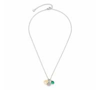 Leonardo Jewels Facilita Halskette, Hals Kette, Schmuckstück, Edelstahl, Zirkonia, Mehrfarbig, 40 cm, 016913