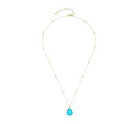 Leonardo Jewels Halskette Evi CIAO, Kette, Schmuckkette, Modeschmuck, Edelstahl IP Gold, Blau, 023798