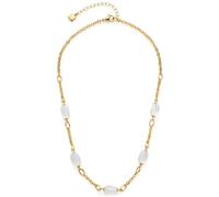 Leonardo Jewels Halskette Ofira, Halsschmuck, Kette, Modeschmuck, Edelstahl IP gold, Bergkristall, 019704