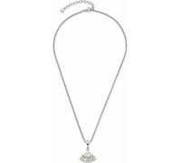 Leonardo Jewels Halskette Veronica, Kettchen, Hals Kette, Schmuck, Edelstahl, Kristallsteine, Zirkonia, Silber glänzend, 017864