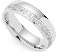 Leonardo Jewels Ring Brilliante, Fingerring, Fingerschmuck, Schmuck, Größe 17, Edelstahl, Silber, 023510
