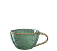 Leonardo Keramiktasse MATERA, Kaffeetasse, Becher, Tasse, Keramik, Grün, 180 ml, 018589