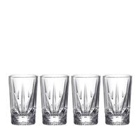 Leonardo Kräuterlikörgläser Il Mondo 4er Set, Schnapsgläser, Kalk-Natron-Glas, Klar, 70 ml, 077480