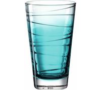 Leonardo Vario Struttura 026833 Verre à long drink, passe au lave-vaisselle, verre à jus coloré, turquoise, 280 ml