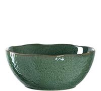 Leonardo Matera 018585 Saladier en céramique Passe au lave-vaisselle 1 bol rond en grès Vert Ø 23,5 cm 2600 ml