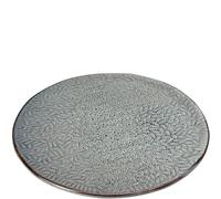 Leonardo Matera 022986 Plat à tarte en céramique - Plateau rond pour gâteaux, tartes, pizzas, etc. - Diamètre 34 cm - Passe au micro-ondes et au lave-vaisselle - Anthracite
