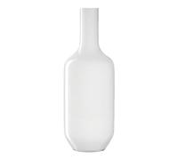 Leonardo Milano 041648 Vase en verre teinté en blanc, fabriqué à la main, au design moderne, hauteur : 50 cm