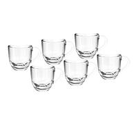 Leonardo Napoli 024201 Lot de 6 tasses à expresso lavables au lave-vaisselle 80 ml