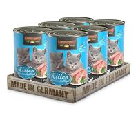 LEONARDO Nourriture Humide [6x400g Kitten] | Nourriture Humide sans céréales pour Chats | Nourriture Humide complète en boîte