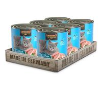 LEONARDO Nourriture Humide [6x800g Kitten] | Nourriture Humide sans céréales pour Chats | Nourriture Humide complète en boîte
