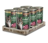 LEONARDO Nourriture Humide, Superior Selection, Dinde avec Truite & Canneberges, 6x400g boîte, pour Chats Adultes, sans céréales, sans Sucre, Made in Germany