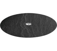 LEONARDO plaque 32 5 Cm noir ardoise optique Turn