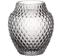 Leonardo Poesia 018669 Vase de Table en Verre fabriqué à la Main Gris 11 cm