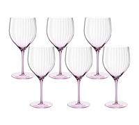 Leonardo Poesia 022378 Lot de 6 verres à cocktail, passent au lave-vaisselle, pour boissons mixtes, hauteur 23 cm, 750 ml, rose