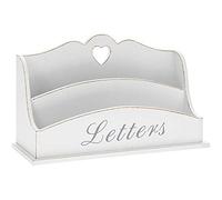 Leonardo Porte-lettres en bois blanc
