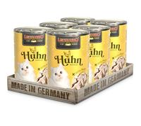 LEONARDO Poulet + Filet Extra | (6 x 400g) Poulet + Filet de Poulet Extra | Nourriture Humide en boîte avec Extra Filet | sans céréales et avec Une teneur en Via