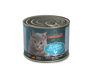 LEONARDO Quality Selection Kitten nourriture humide pour chatons, volaille 200 g