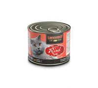 Leonardo Quality Selection Lot de 6 boîtes de conserve pour chats (riche en boeuf 200 g)