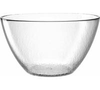 Leonardo Schale Attivo, Schüssel, Salatschüssel, Kalk-Natron-Glas, Klar, 24 cm, 025592