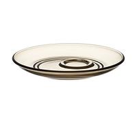 Leonardo Senso Soucoupe, Sous-tasse Grand, Assiette pour Tasse, Verre, Brun, Ø 14,5 cm, 49690