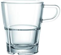 Leonardo Senso Tasse à anse, tasse à café, mug à café, verre, 170 ml, 24013