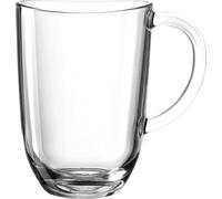 Leonardo Tasse Napoli, Glastasse, Becher, Kaffeetasse, Kalk-Natron Glas, klar, 380 ml, 024203