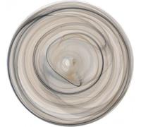 Leonardo Teller Alabastro, Speiseteller, Dekoteller, Glas, Beige / Schwarz, Ø 25 cm, 026791