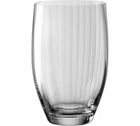 Leonardo Trinkglas Poesia, Wasserglas, Saftglas, Glas, Kristallglas, Grau, 460 ml, 022383