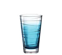 Leonardo Vario Struttura 026832 Verre à long drink lavable au lave-vaisselle Verre coloré Bleu 280 ml