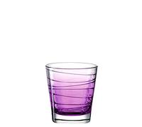 Leonardo Vario Struttura 026843 Verre à eau en verre coloré Violet 250 ml
