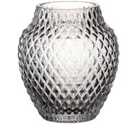 Leonardo Poesia 018669 Vase de Table en Verre fabriqué à la Main Gris 11 cm