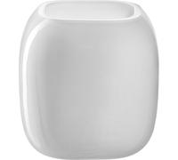 Leonardo Vase Milano, vase de décoration, vase de fleurs, verre sodocalcique, blanc, 9.3 cm, 041650