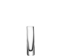 Leonardo Novara 018624 Vase décoratif moderne en verre cylindrique pour fleurs individuelles Hauteur 16,4 cm