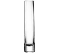 Leonardo Novara 018625 Vase décoratif moderne en verre cylindrique pour fleurs individuelles Hauteur 24 cm